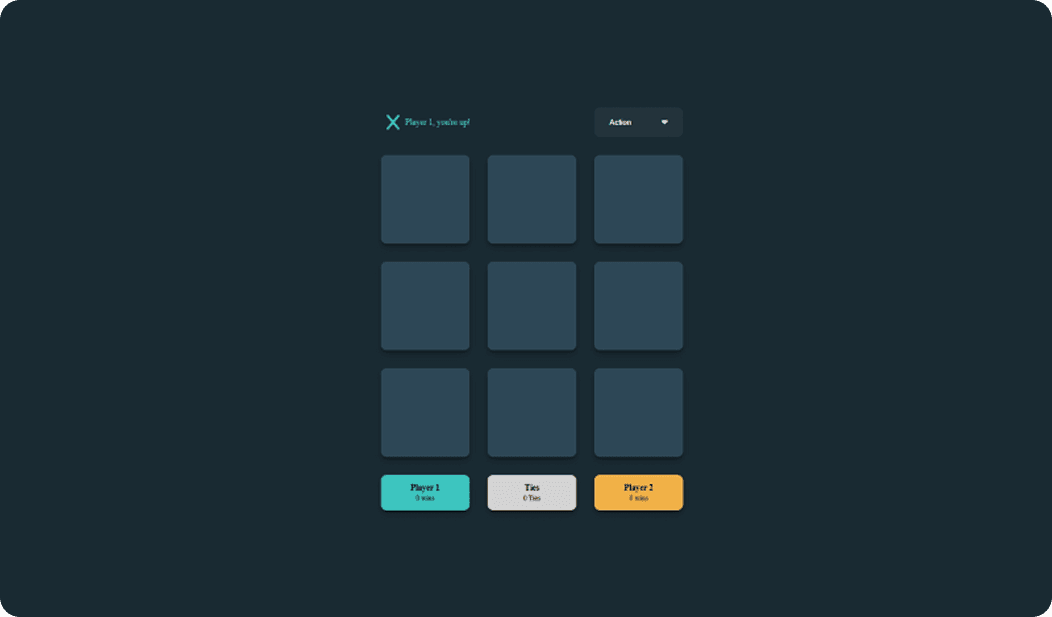 Tic-Tac-Toe interface preview