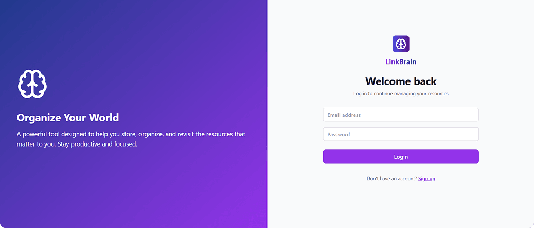 LinkBrain screenshot